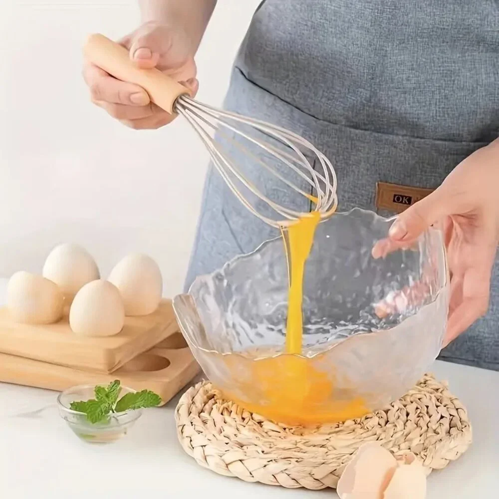 12pcs Non-Stick Silicone Kitchenware Utensil Set with Ergonomic Wooden Handle